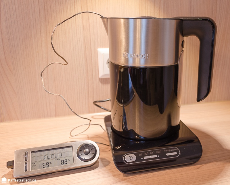 test Bosch TWK8613P wasserkocher temperaturtreue testbericht Bosch TWK8613P wasserkocher temperaturtreue