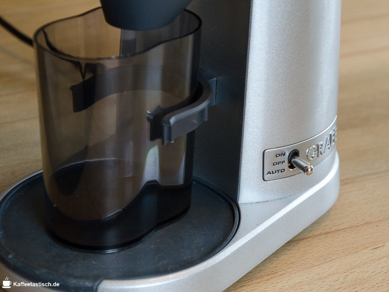 Test Graef CM 800 betriebsmodie siebträgerautomatik Testbericht Graef CM 800 betriebsmodie siebträgerautomatik